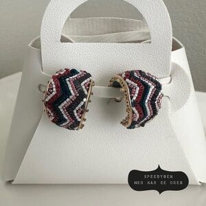 Mignonne Gavigan Beaded Aadya Huggie Hoop earrings